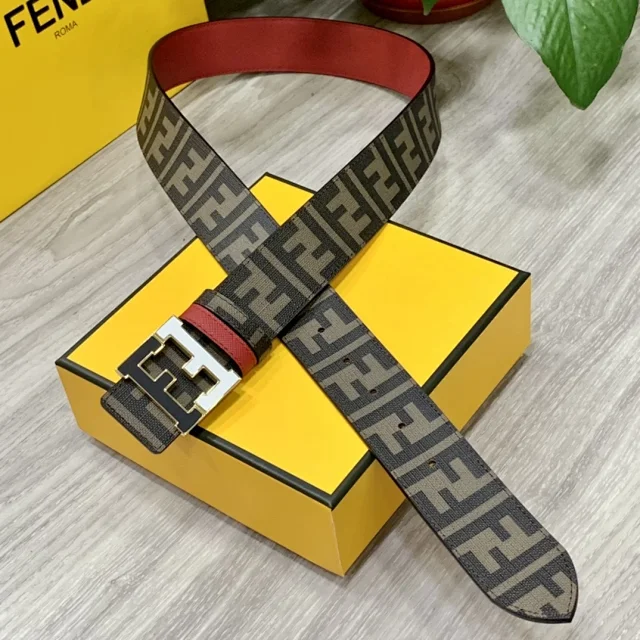 Fendi Belts FF Buckle Reversible Belt product detail image 3