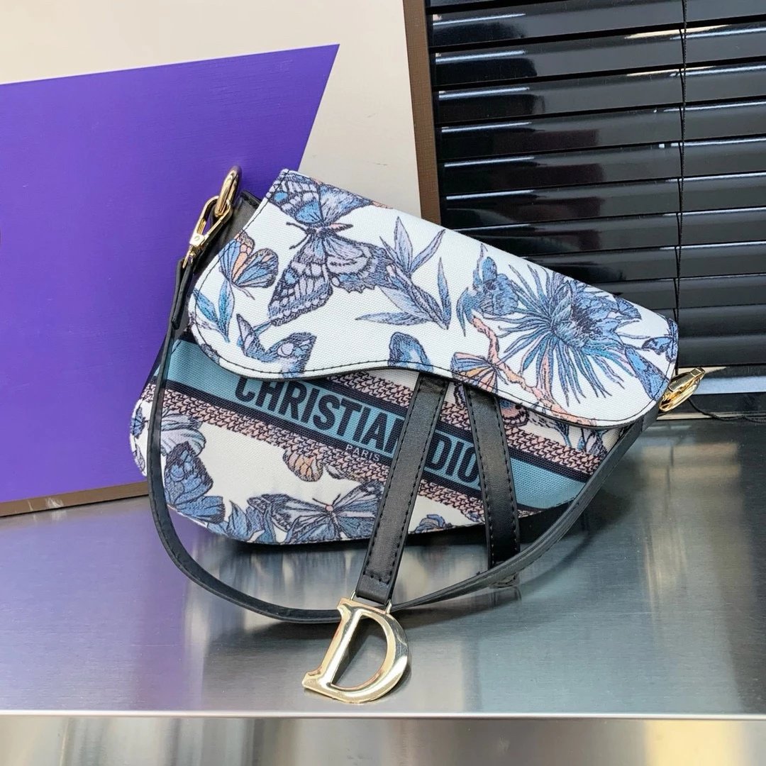 Dior Book Tote Floral Print Multicolor Handbags Tote Bag - 4