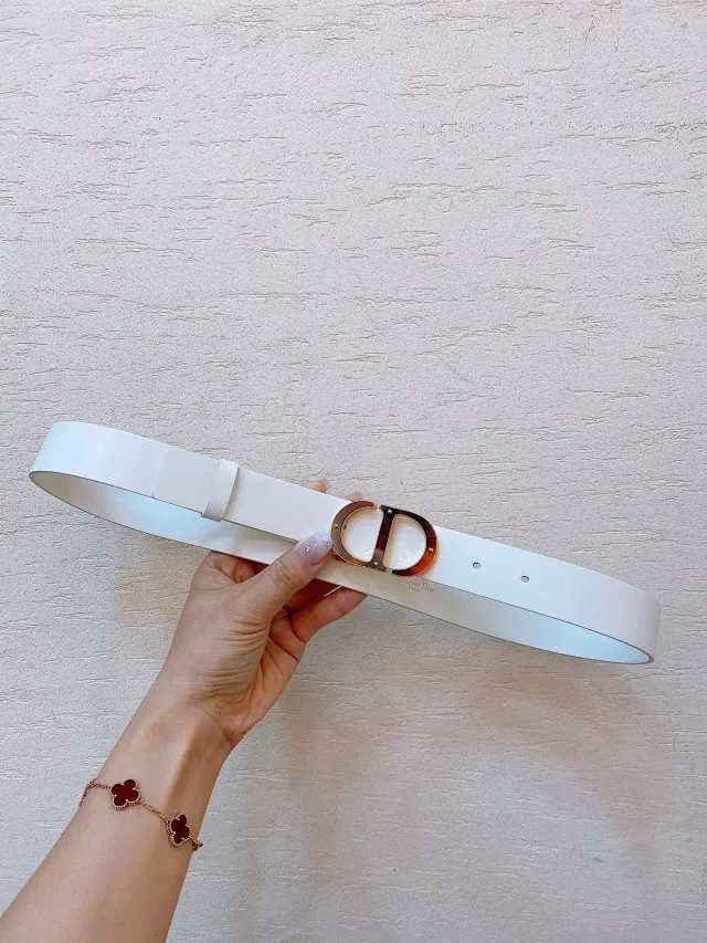 Dior Belts CD Logo Buckle Belt product detail image 2