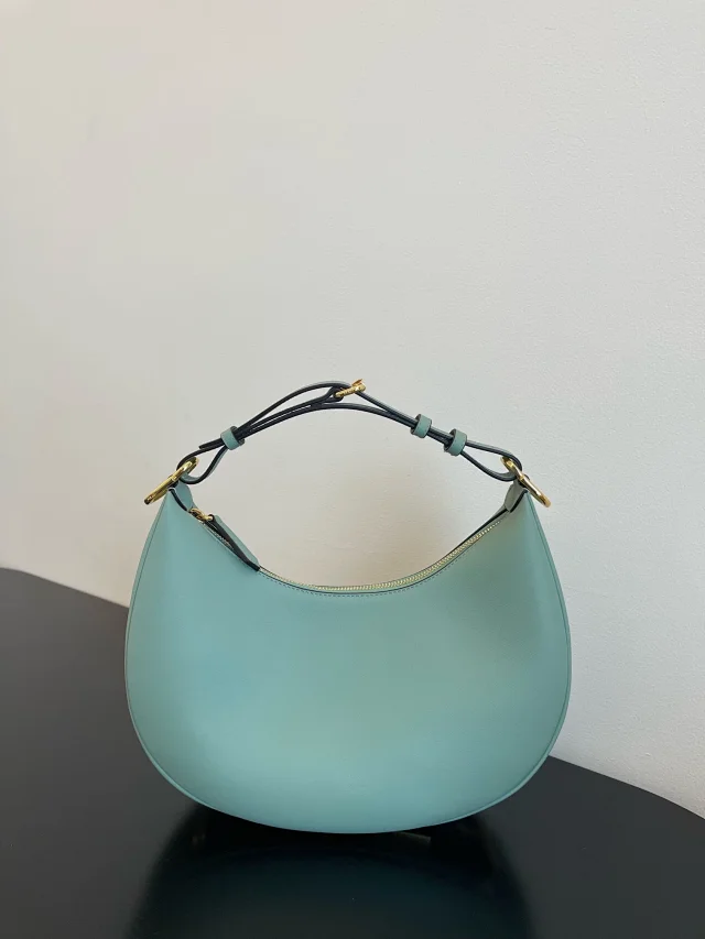 Unbranded Shoulder Bags Crescent Hobo Zip Bag with Adjustable Strap product detail image 2