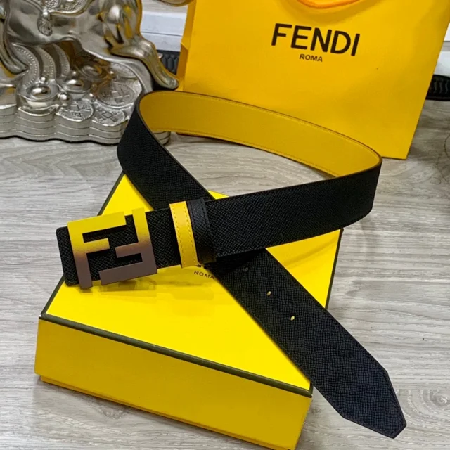 Fendi Belts FF Buckle Reversible Belt product detail image 1