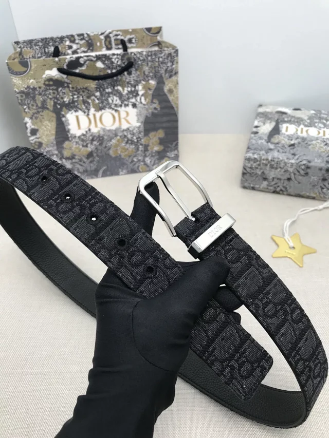 Dior Belts CD Logo Buckle Belt product detail image 14