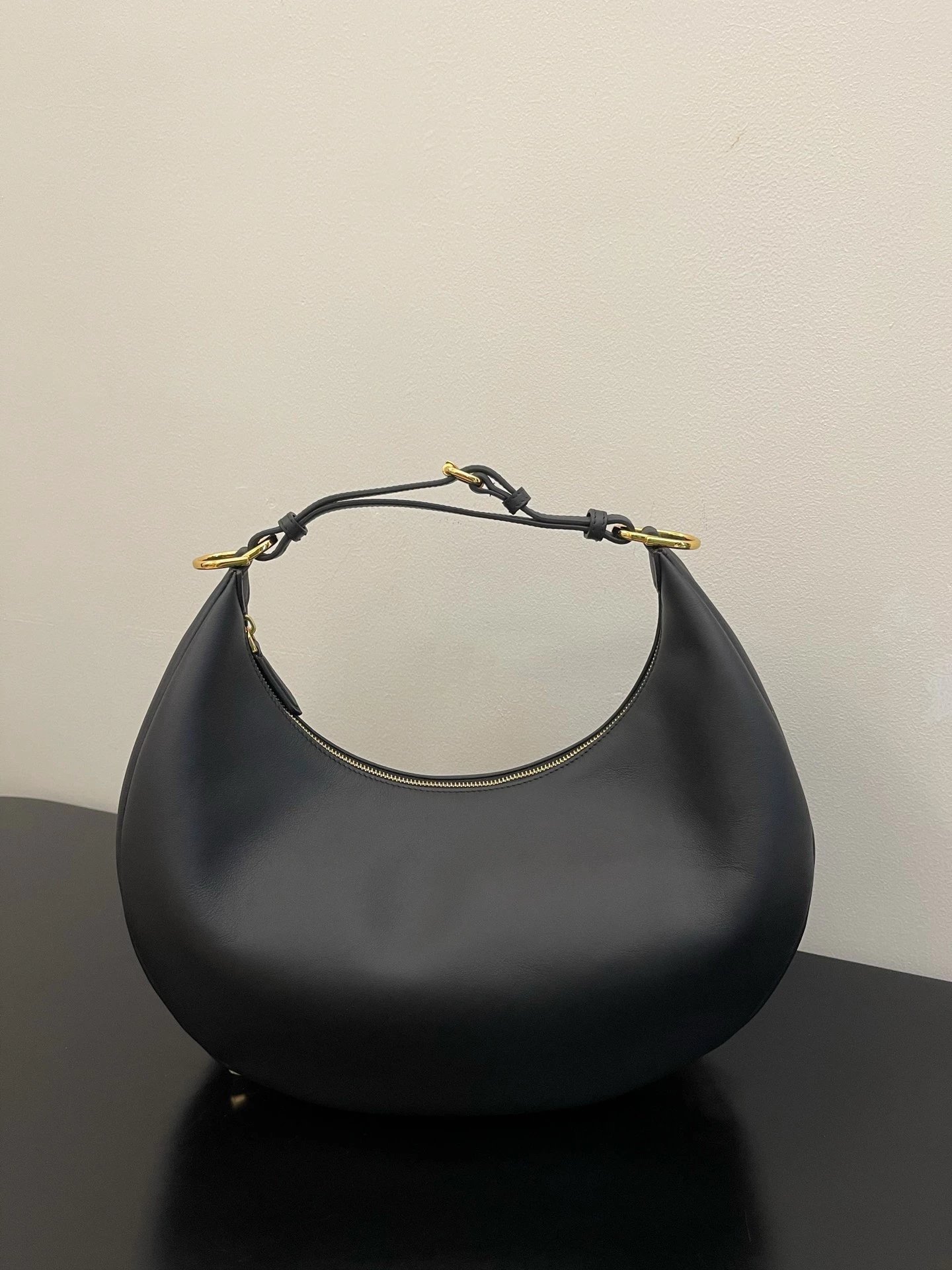 Fendi Peekaboo X-Lite Tan Leather Tote Bag - 4