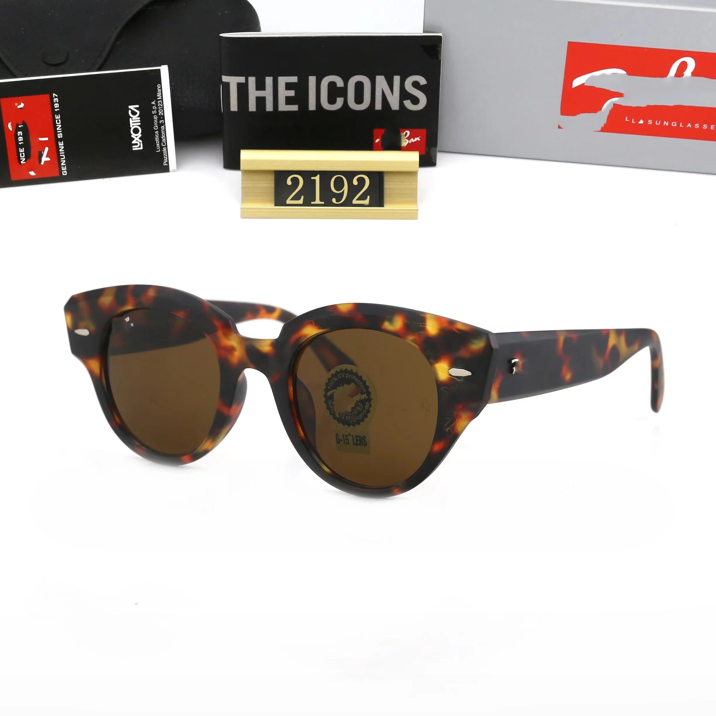 Ray-Ban The Icons 2192 Tortoise Shell Sunglasses