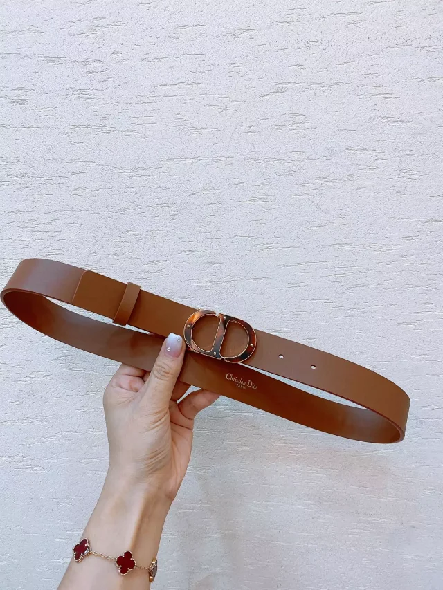 Dior Belts CD Logo Buckle Belt product detail image 6