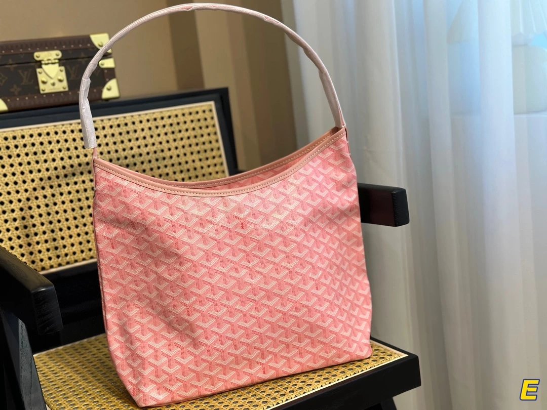 Goyard Saint-Louis PM Yellow Canvas Hobo Bag - 15