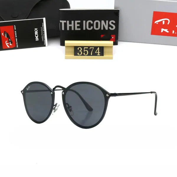 Ray-Ban Round Metal Silver Mirror Sunglasses - 17
