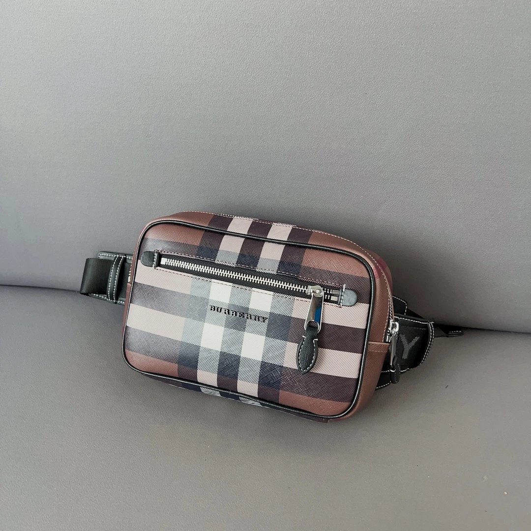 Burberry Vintage Check Belt Bag Beige Multicolor - 2