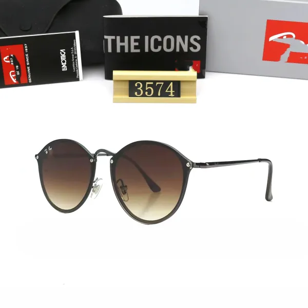 Ray-Ban Round Metal Silver Mirror Sunglasses - 16