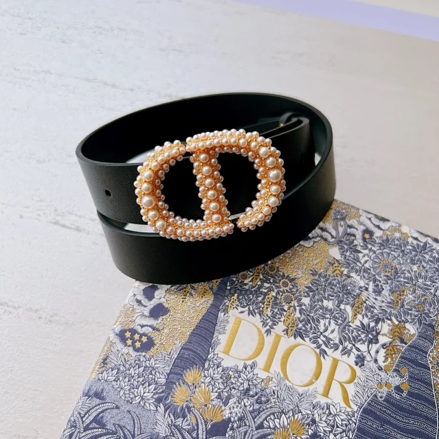 Dior Belts CD Logo Buckle Belt product detail image 11