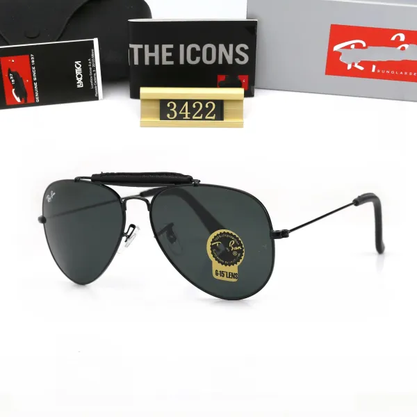 Ray-Ban Round Metal Silver Mirror Sunglasses - 32