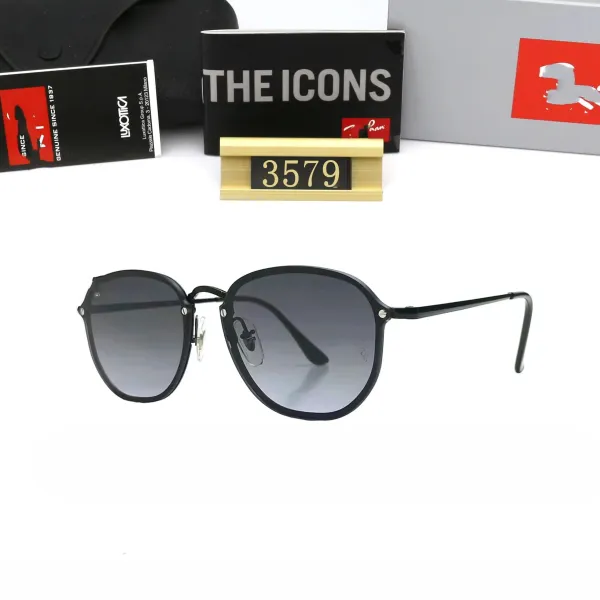 Ray-Ban Round Metal Silver Mirror Sunglasses - 12