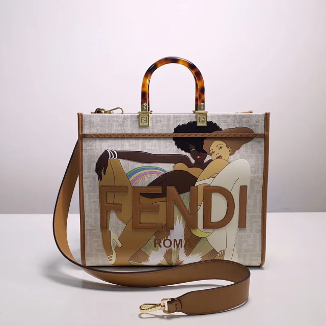 Fendi Handbags Top-Handle Tote with Shoulder Strap product detail image 1
