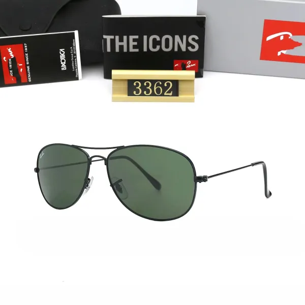 Ray-Ban Round Metal Silver Mirror Sunglasses - 33