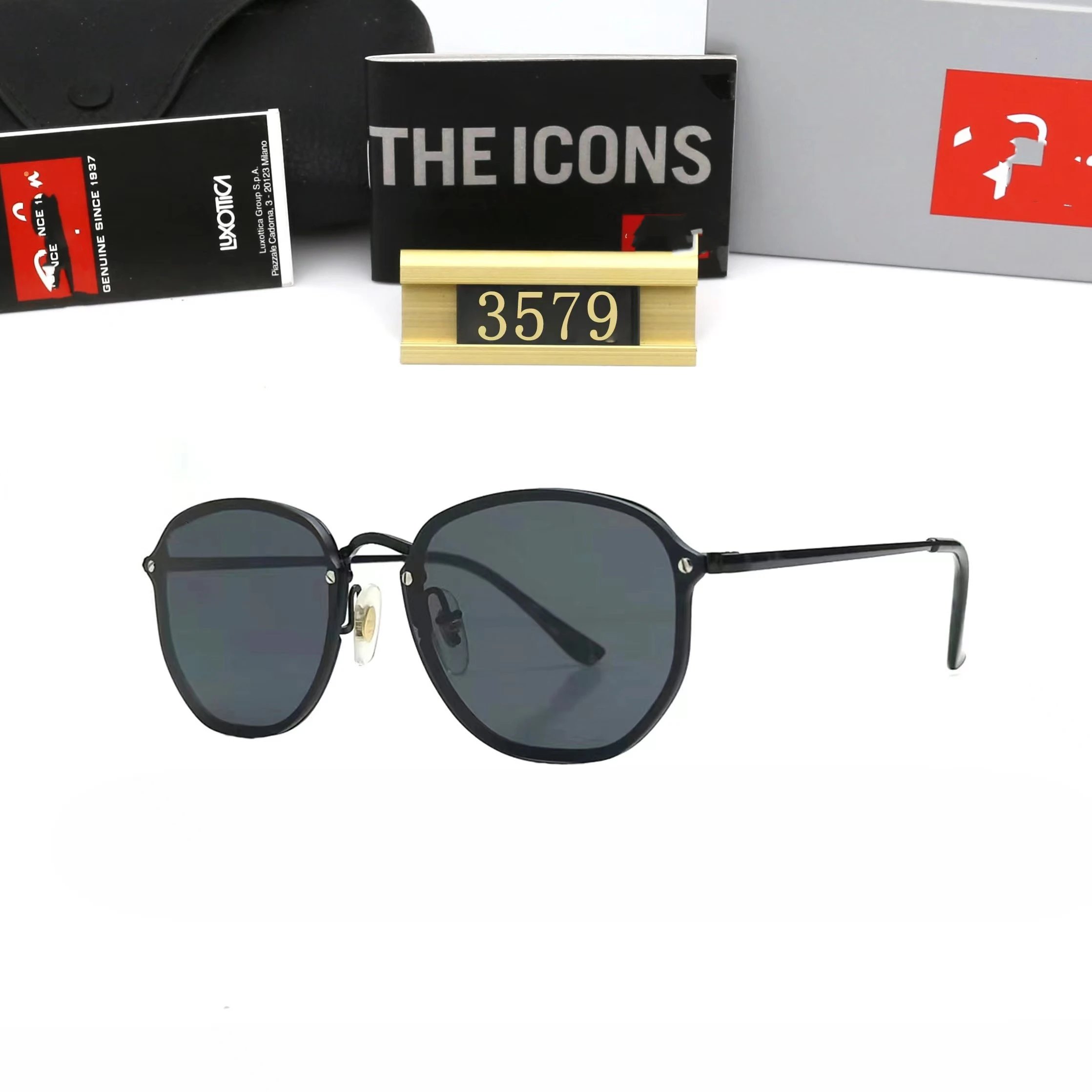 Ray-Ban Round Metal Silver Mirror Sunglasses - 13