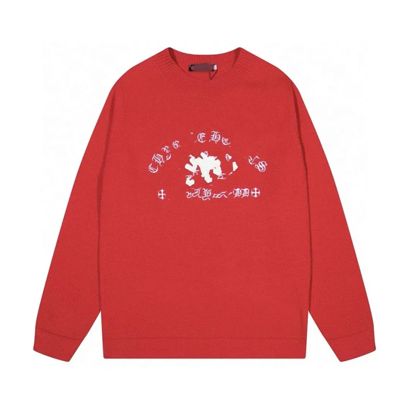 Chrome Hearts Knitwear Crewneck knit sweater with cross motifs image 3