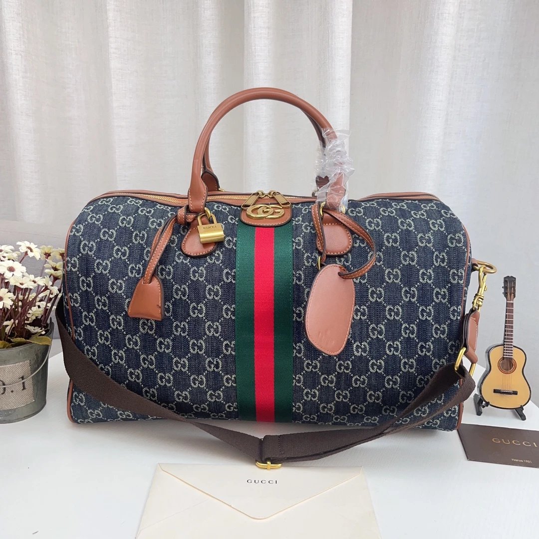Gucci GG Marmont Boston Bag Tan with Web Stripe Handbag - 14