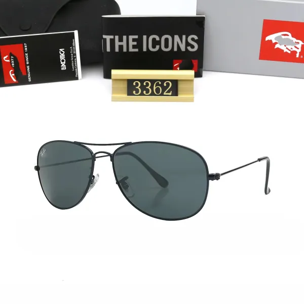 Ray-Ban Round Metal Silver Mirror Sunglasses - 34