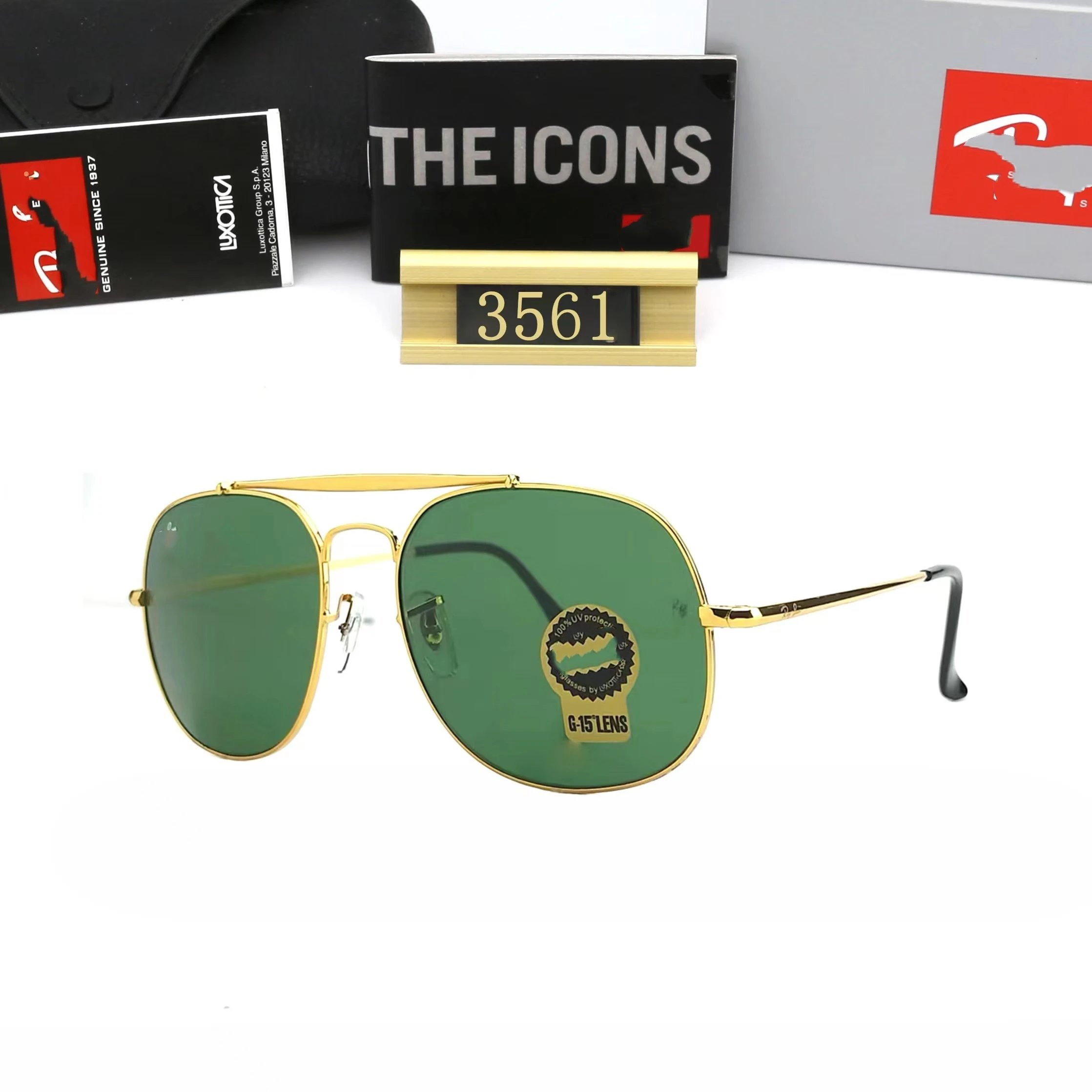 Ray-Ban Round Metal Silver Mirror Sunglasses - 19
