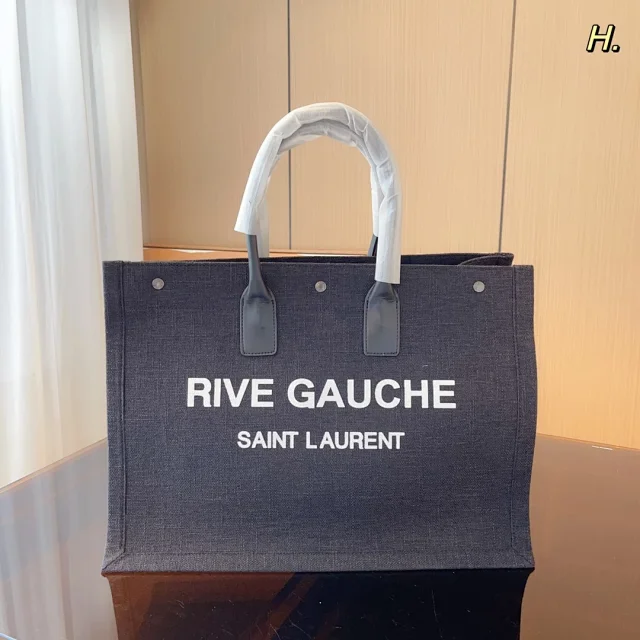 Saint Laurent Straw tote bags and quilted chain shoulder product detail image 15