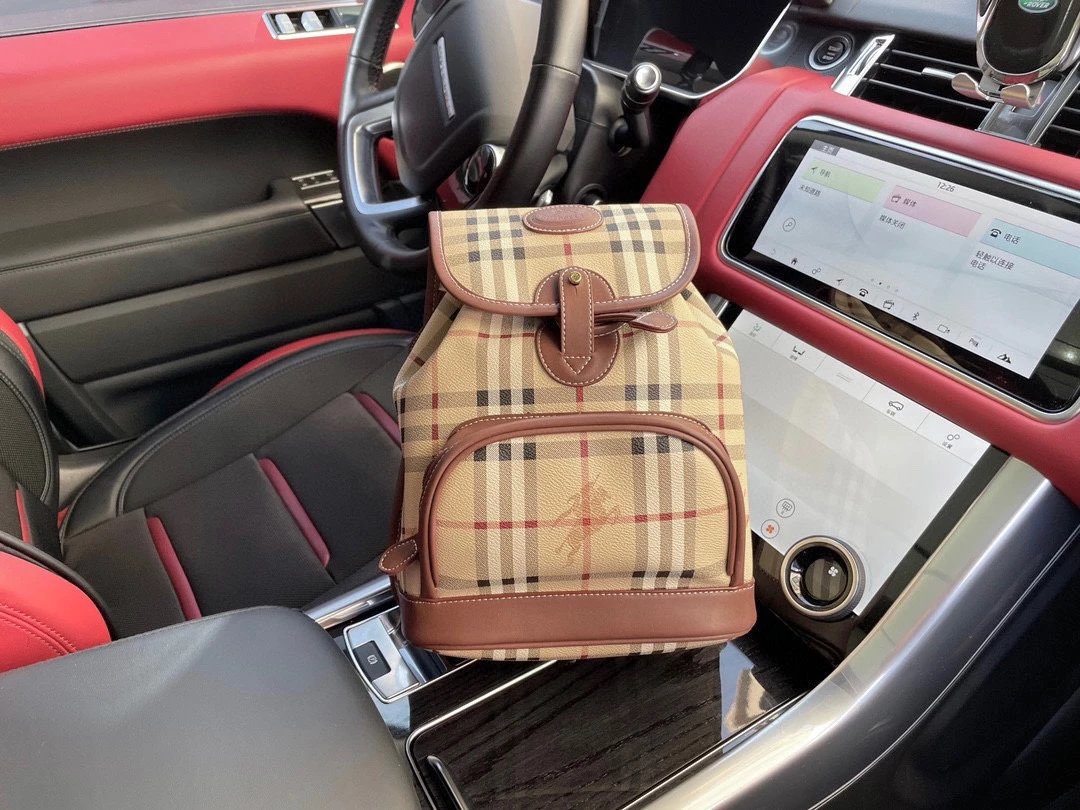 Burberry Rainbow Check Mini Backpack - 4