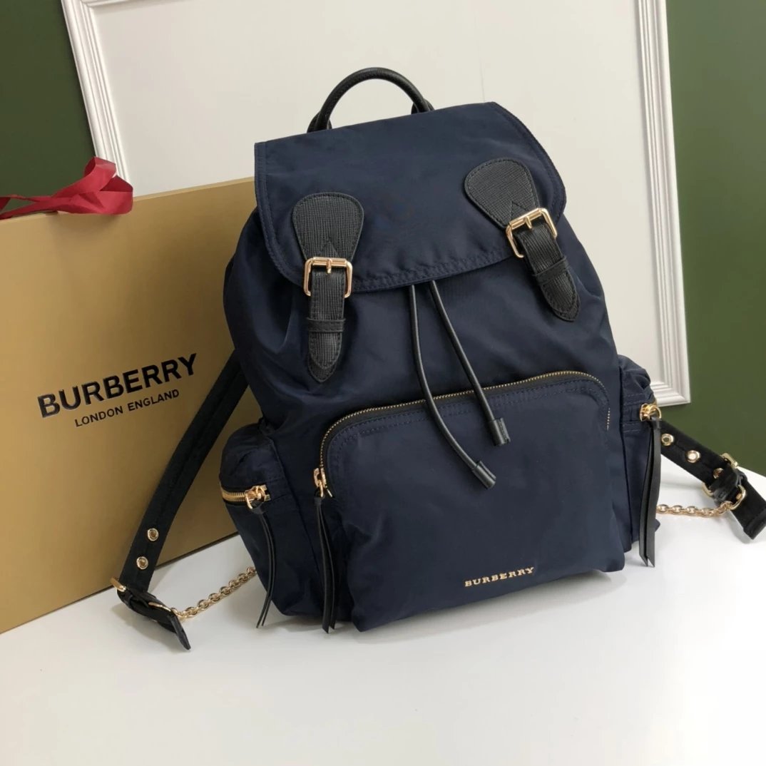 Burberry Vintage Check Mini Backpack Beige Multicolor - 12