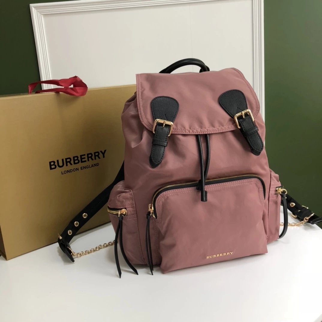 Burberry Vintage Check Mini Backpack Beige Multicolor - 14