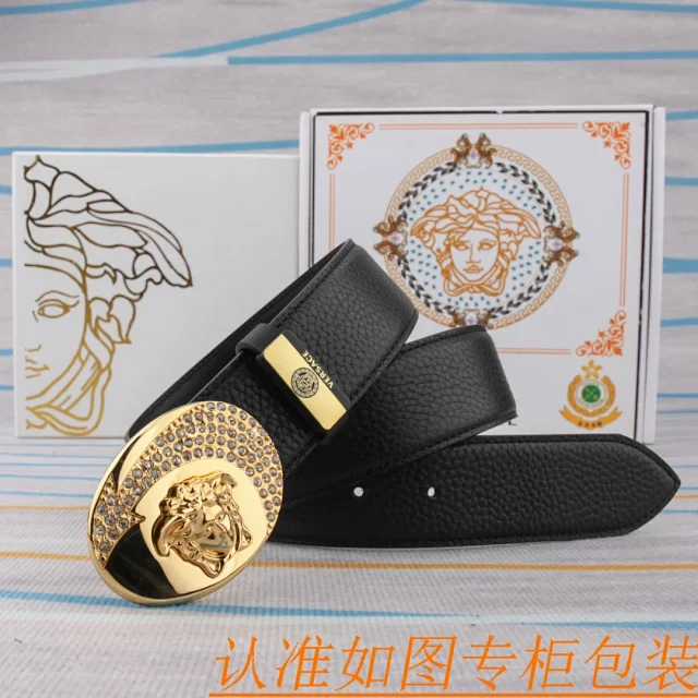Versace Belts Medusa buckle belt with rhinestone detailing product detail image 1