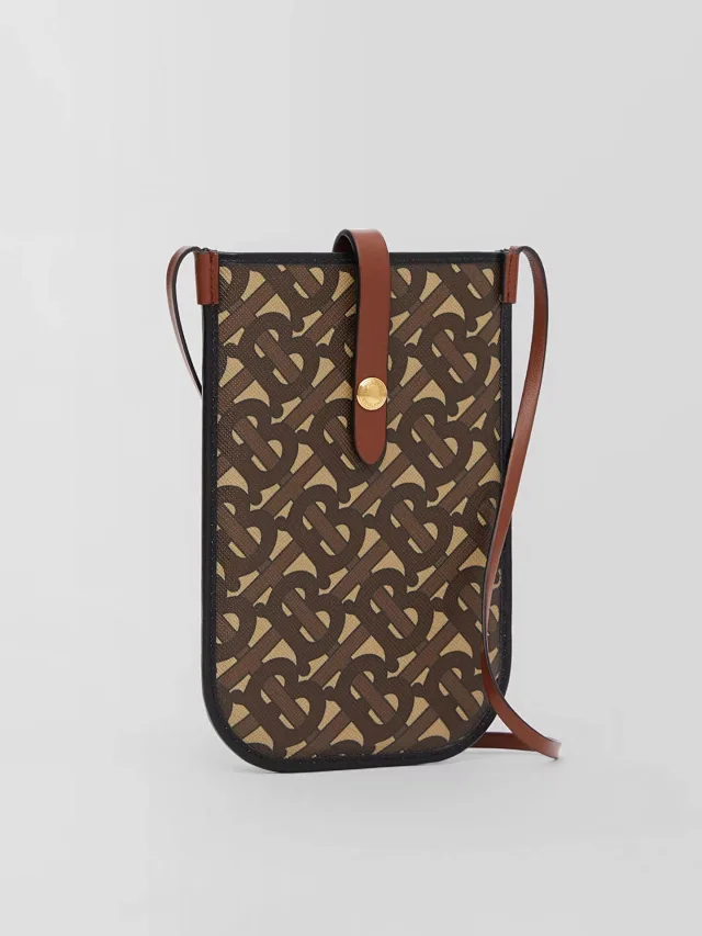 Burberry Backpacks Nylon drawstring backpack with buckle straps and zip pockets product detail image 3