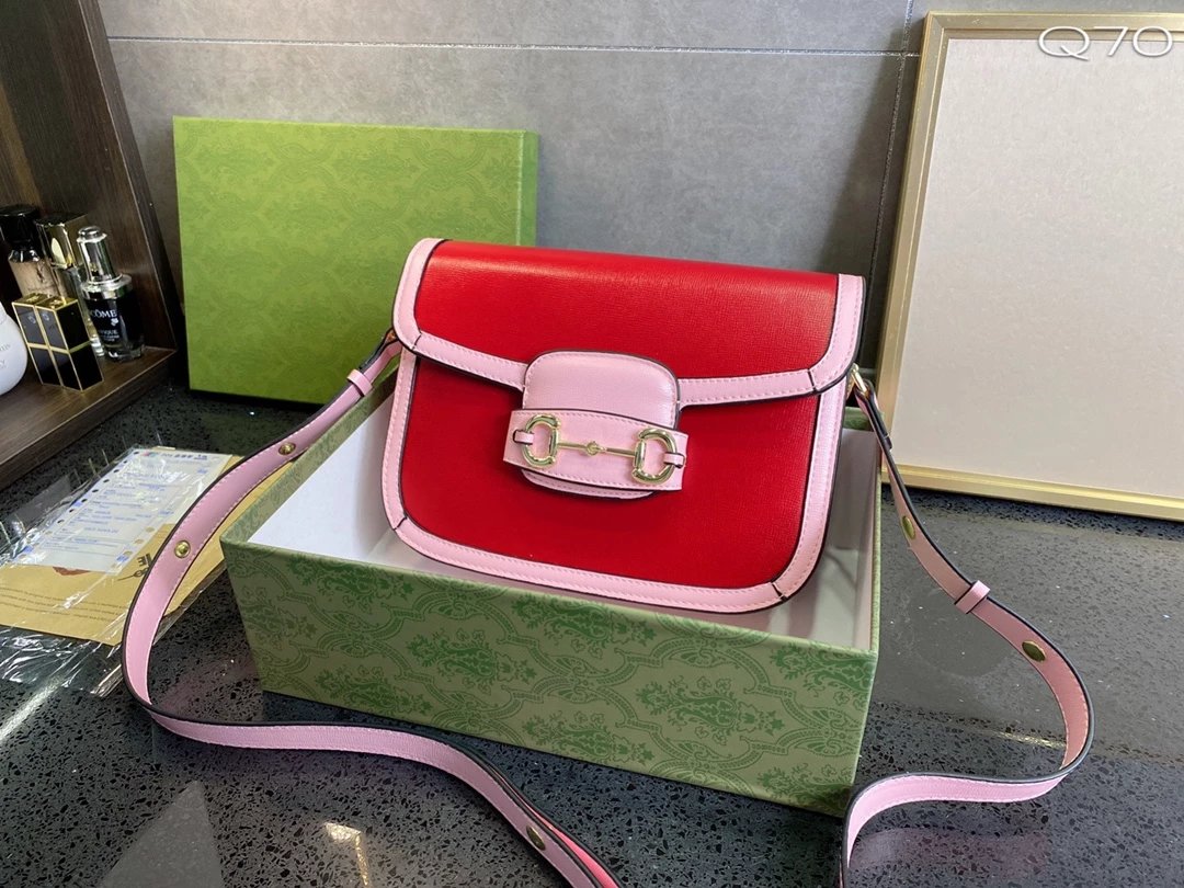 Gucci Horsebit 1955 Mini Saddle Bag Beige and Brown Canvas Crossbody Bag - 4