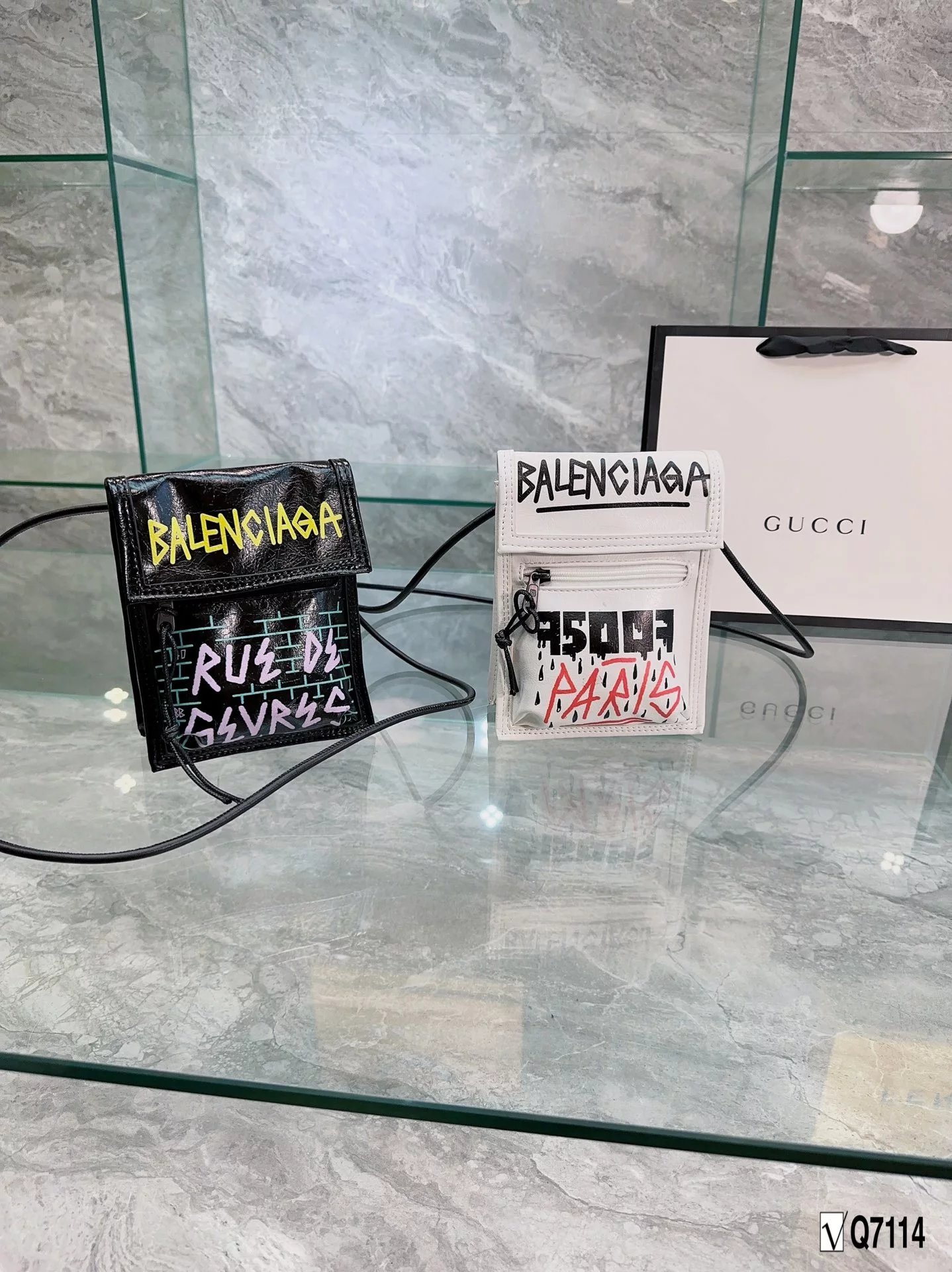 Balenciaga Paris Tote Bag Black - 3