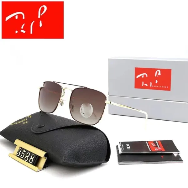 Ray-Ban Round Metal Silver Mirror Sunglasses - 4