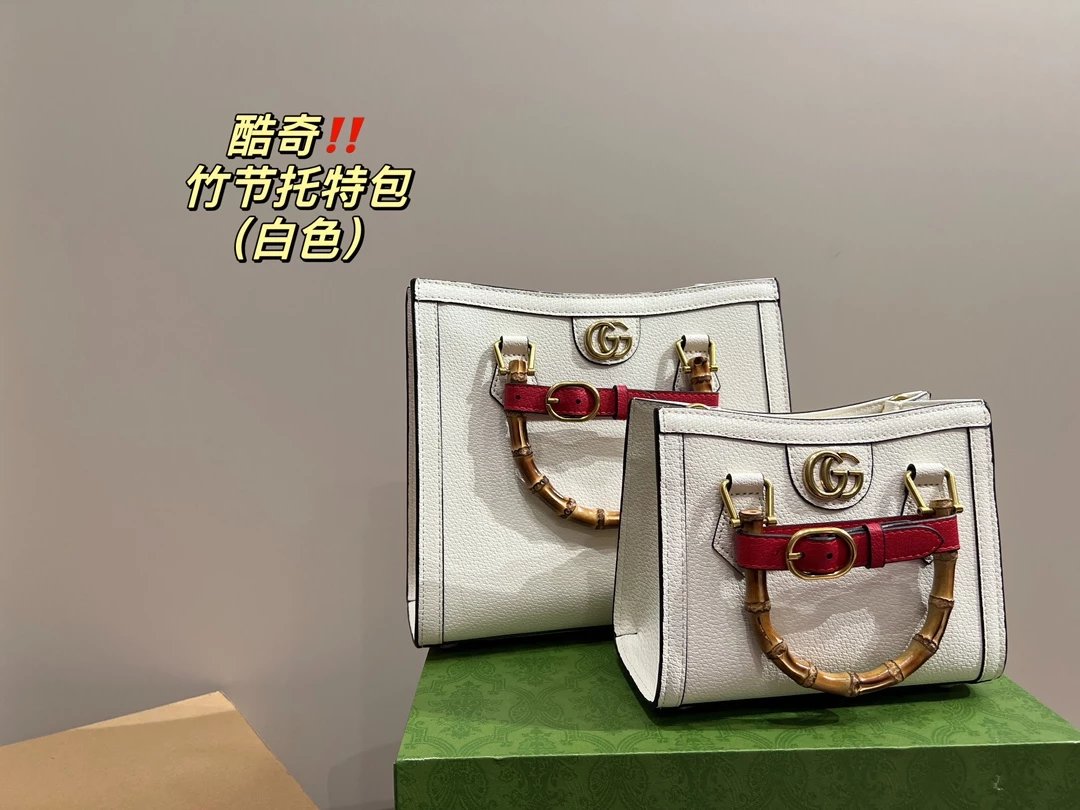 Gucci GG Marmont Tote Bag Beige and Gray Monogram Canvas Handbag - 6