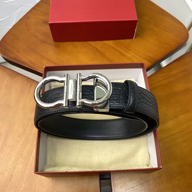 Salvatore Ferragamo Belts Reversible Double Gancini Buckle Belt product detail image 1