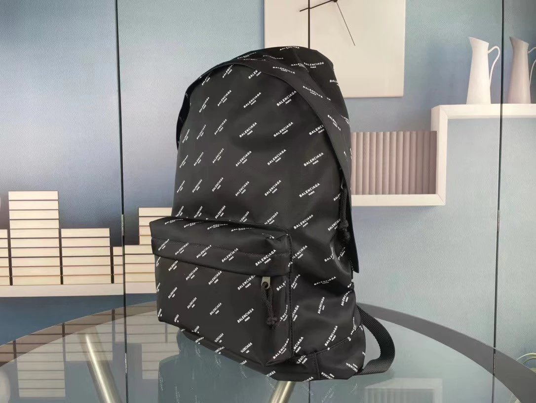 Balenciaga Hourglass Crumpled Leather Black Duffle Bag - 14