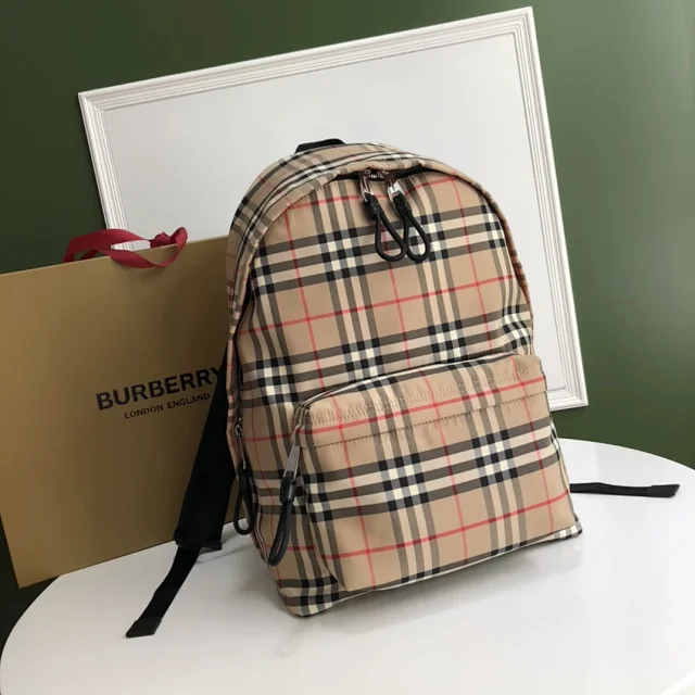 Burberry Backpacks Logo Backpack product detail image 11