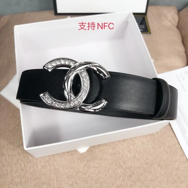 Chanel Belts Double-C logo buckle belt product detail image 1