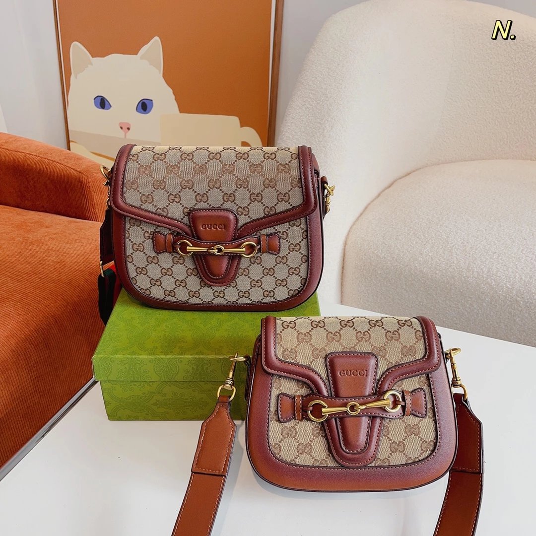 Gucci Mini Boston Bag Black and White Horsebit Cat Motif Handbag - 15