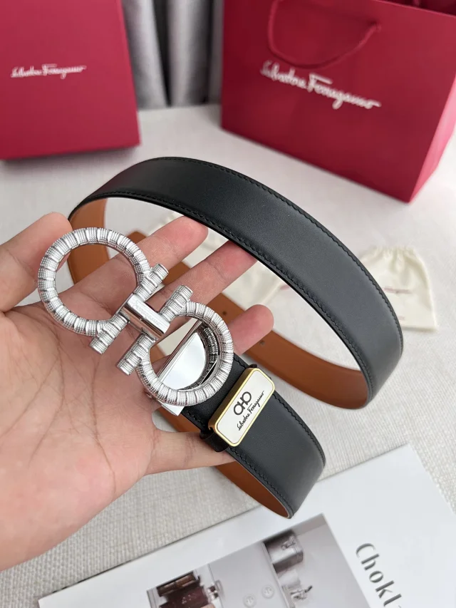 Salvatore Ferragamo Belts Gancini Buckle Belt product detail image 3