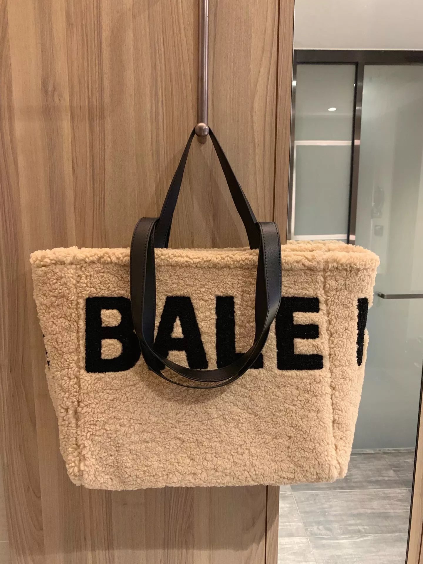 Balenciaga Logo Print Mini Tote Bag White Handbags - 9