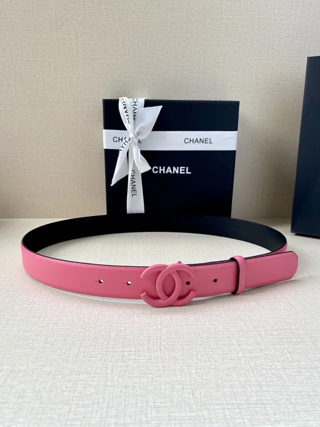 Chanel Belts Interlocking CC Buckle Belt product detail image 4