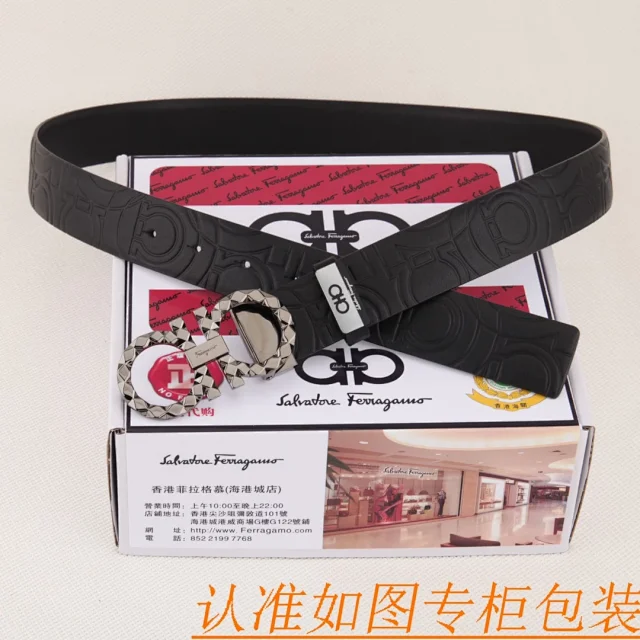 Salvatore Ferragamo Belts Reversible Leather Gancini Buckle Belt product detail image 12
