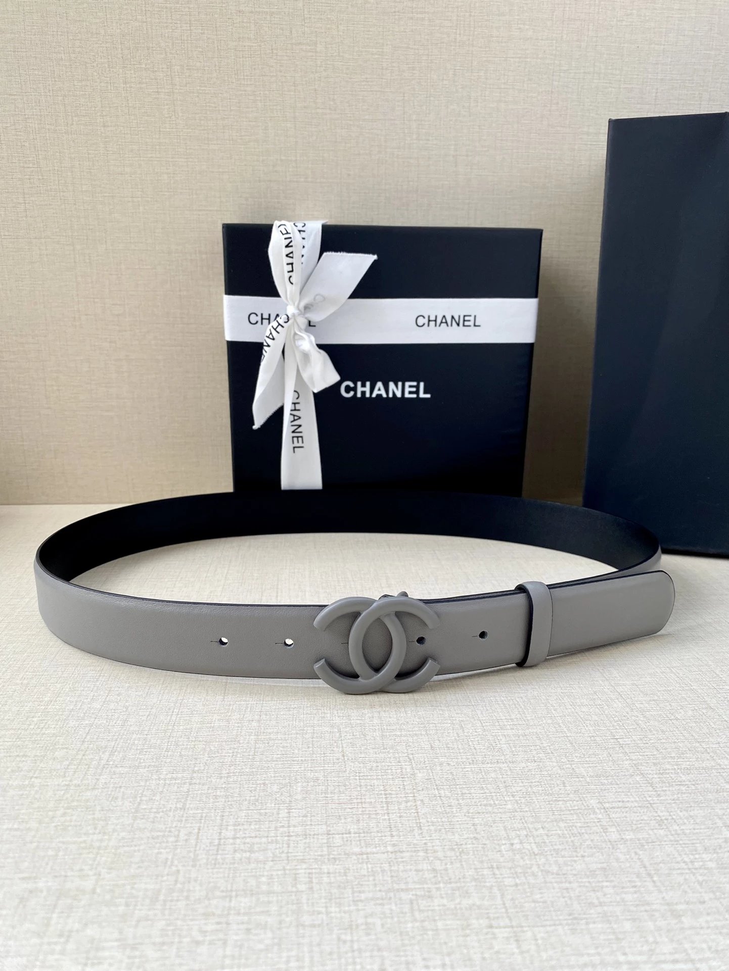 Chanel CC Logo Belt Pink Leather Belt - 7