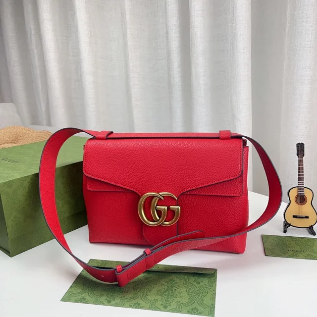 Gucci Crossbody Bags Top-handle flap bag with Double G hardware product detail image 6
