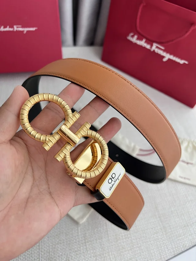 Salvatore Ferragamo Belts Gancini Buckle Belt product detail image 4