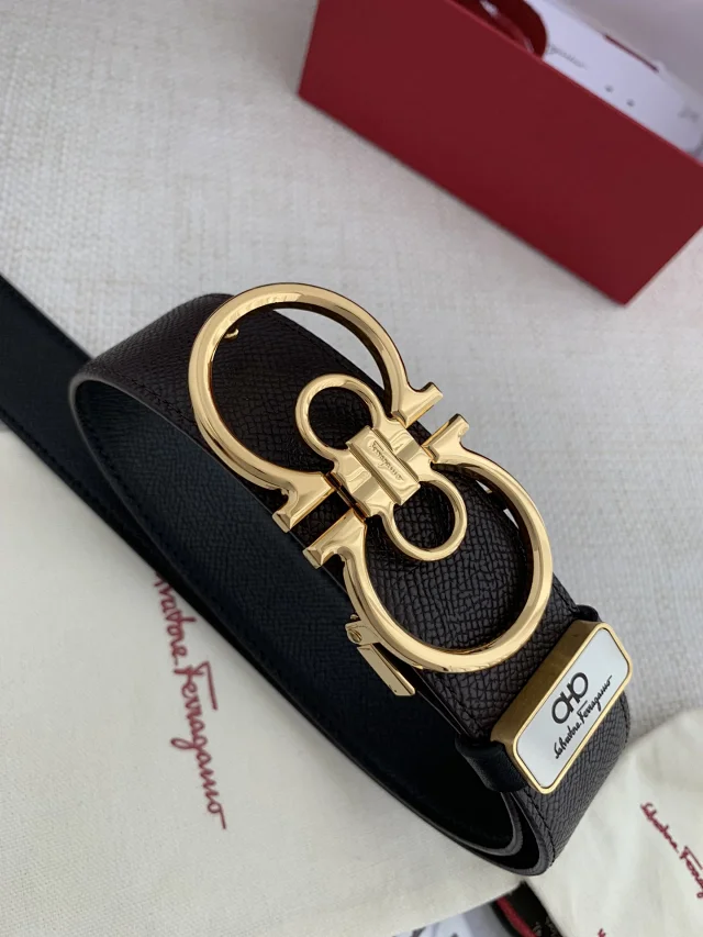 Salvatore Ferragamo Belts Double Gancini Buckle Belt product detail image 8