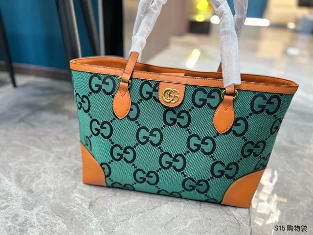 Gucci Handbags Logo Print Tote Bag product detail image 4