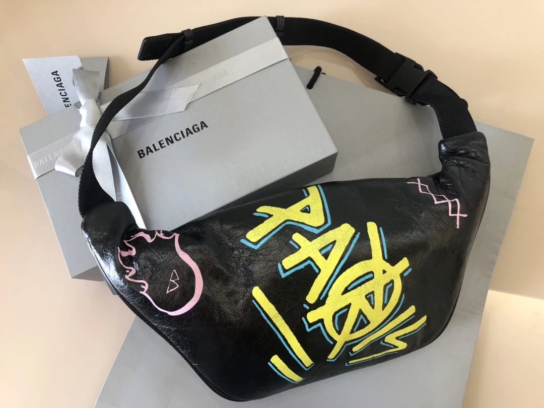 Balenciaga Everyday Backpack Black Leather Casual Backpack - 5