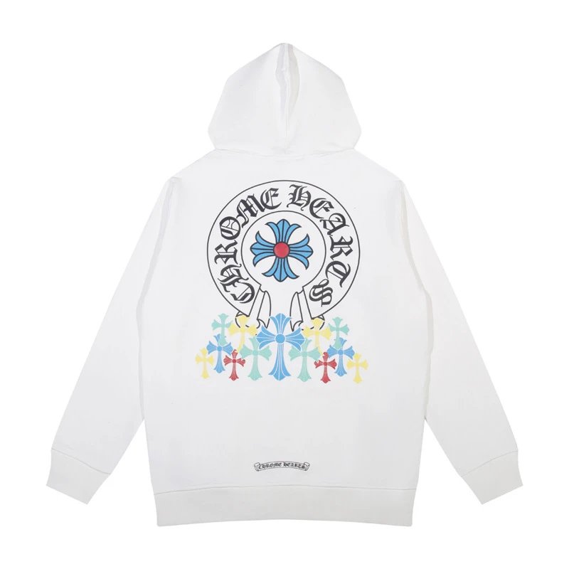 Chrome Hearts Hoodies & Sweatshirts Graphic Pullover Hoodie with Cross Motif — 05