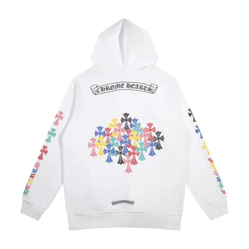 Chrome Hearts Hoodies & Sweatshirts Graphic Pullover Hoodie with Cross Motif — 01